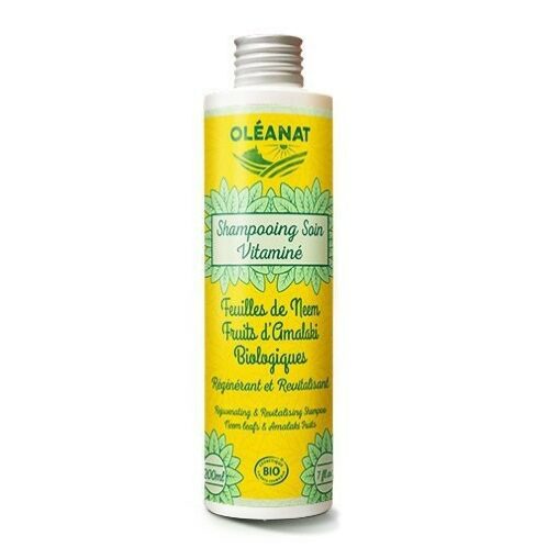 Shampooing aux feuilles de neem et fruit d’amalaki biologique OLEANAT