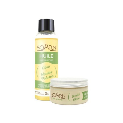 SOARN DUO OLIVE: huile corps et cheveux