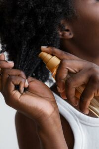 Cosmétiques afro : cheveux afro crépus
