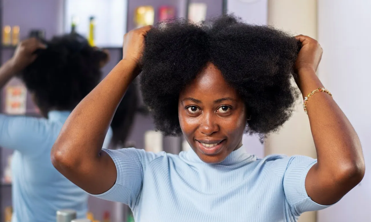 cheveux afro crépus