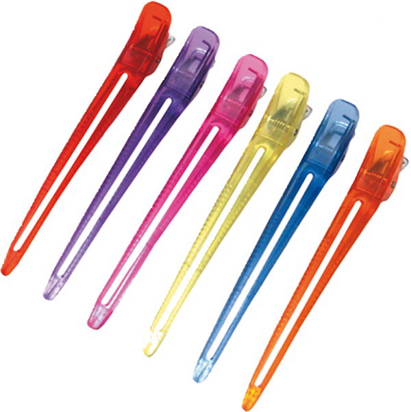 6 COLOURED SEPARATOR CLIPS