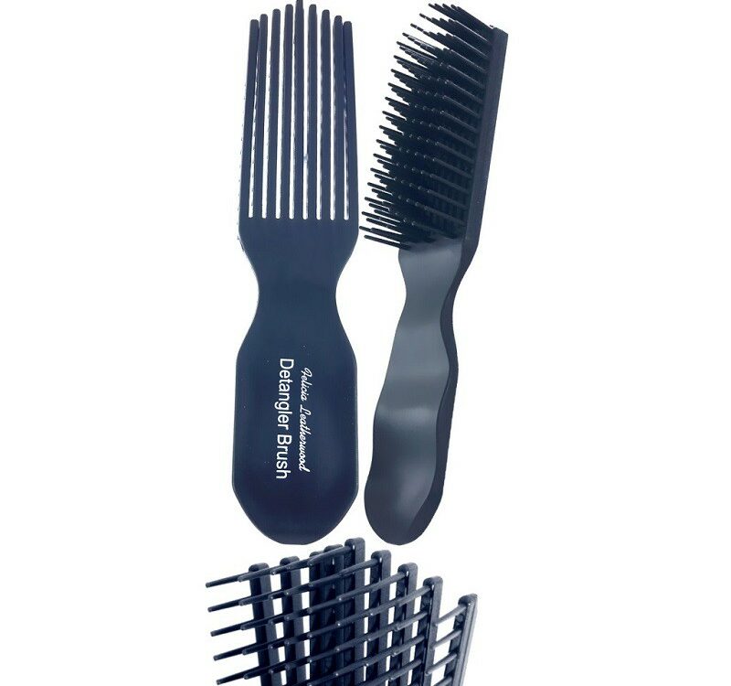 BROSSE FELICIA LEATHERWOOD CURL DETANGLER