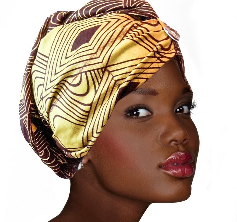 TURBAN SATIN ET WAX EDAH