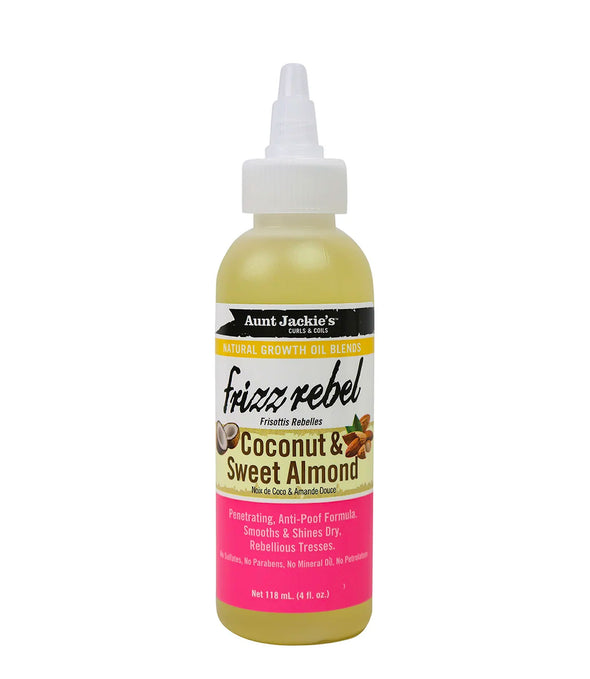 Aunt jackie’s frizz rebel coconut and sweet almond oil 118ML