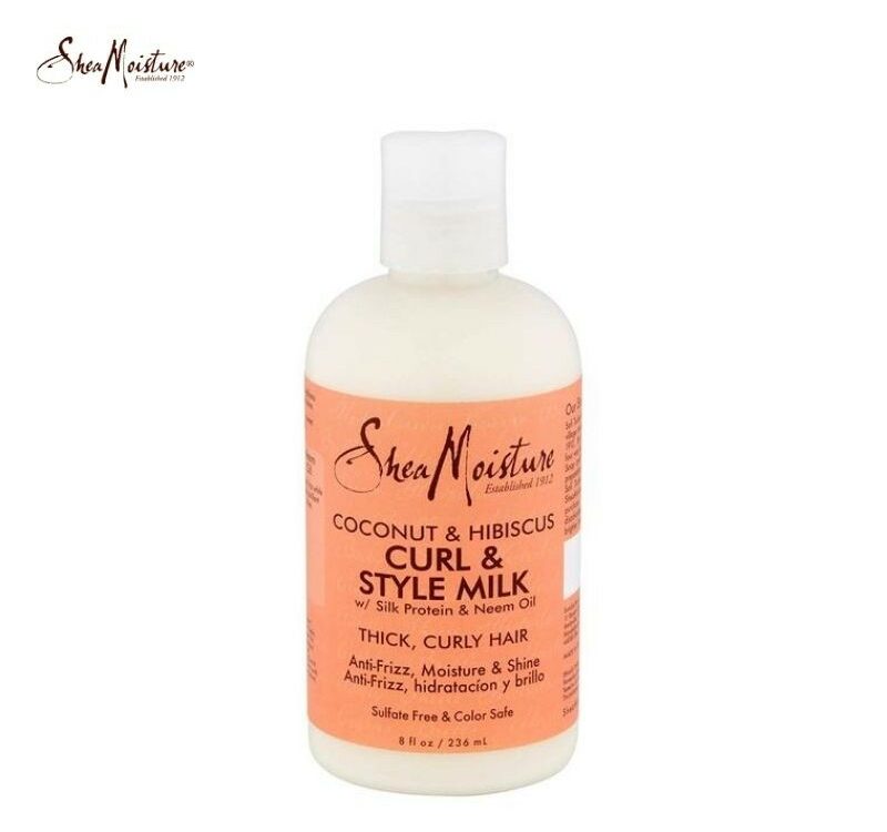 Shea Moisture – Coconut Hibiscus Curl & Style Milk (Lait quotidien)