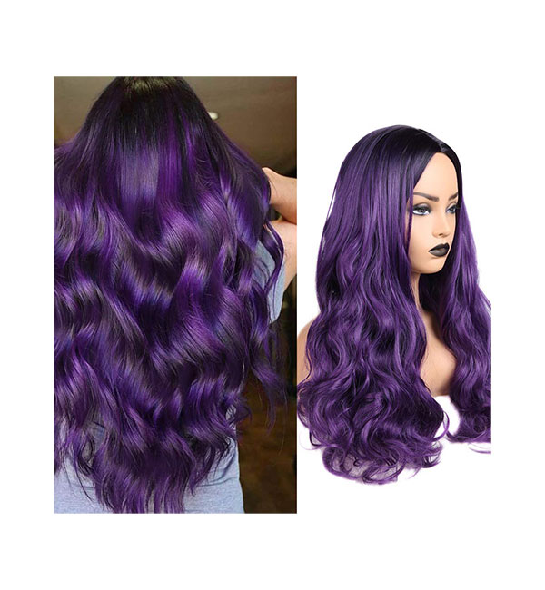 WIG DARK PURPLE