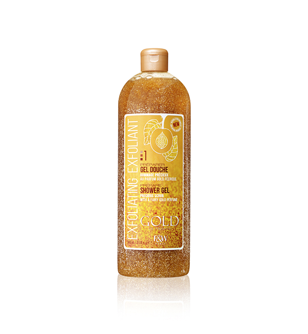 F&W GOLD GEL DOUCHE GOMMANT