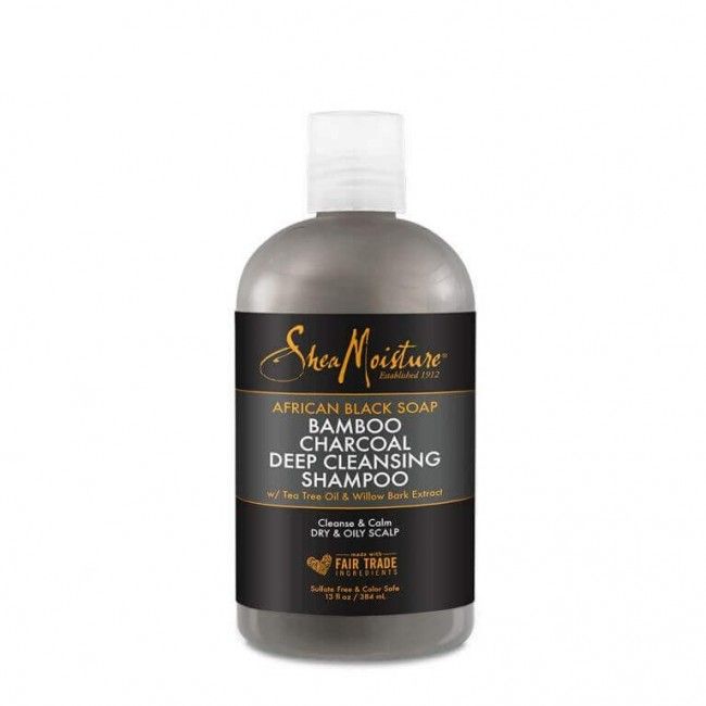 African Black Soap Bamboo Charcoal Shampoo - SHEA MOISTURE