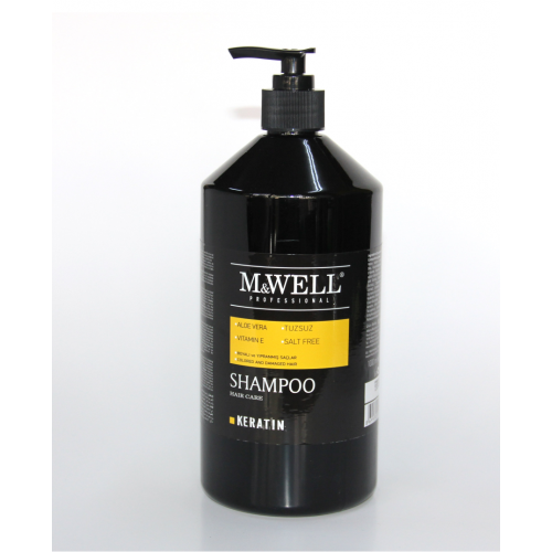 M&WELL SHAMPOO 1000ML KERATIN