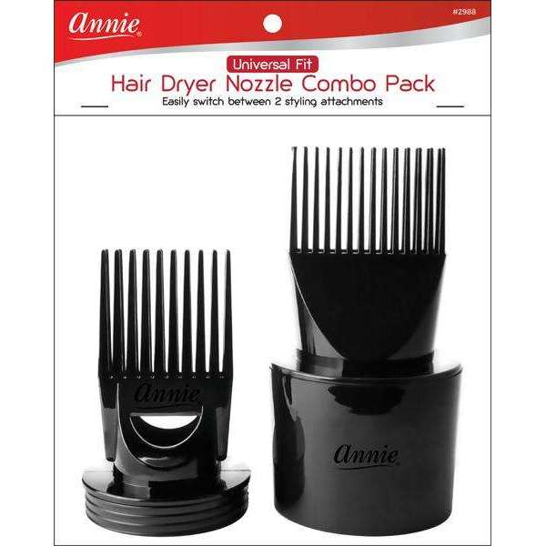 ANNIE HAIR DRYER NOZZLE COMBO PACK 2988