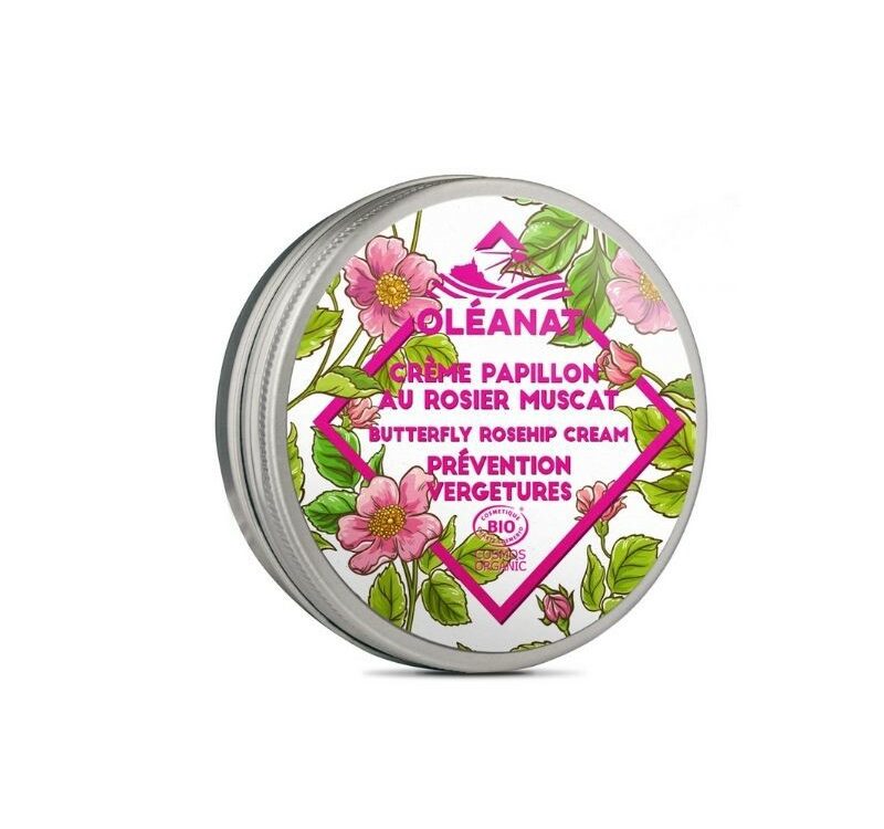 Crème Papillon au Rosier Muscat Bio Oléanat - 50 ml