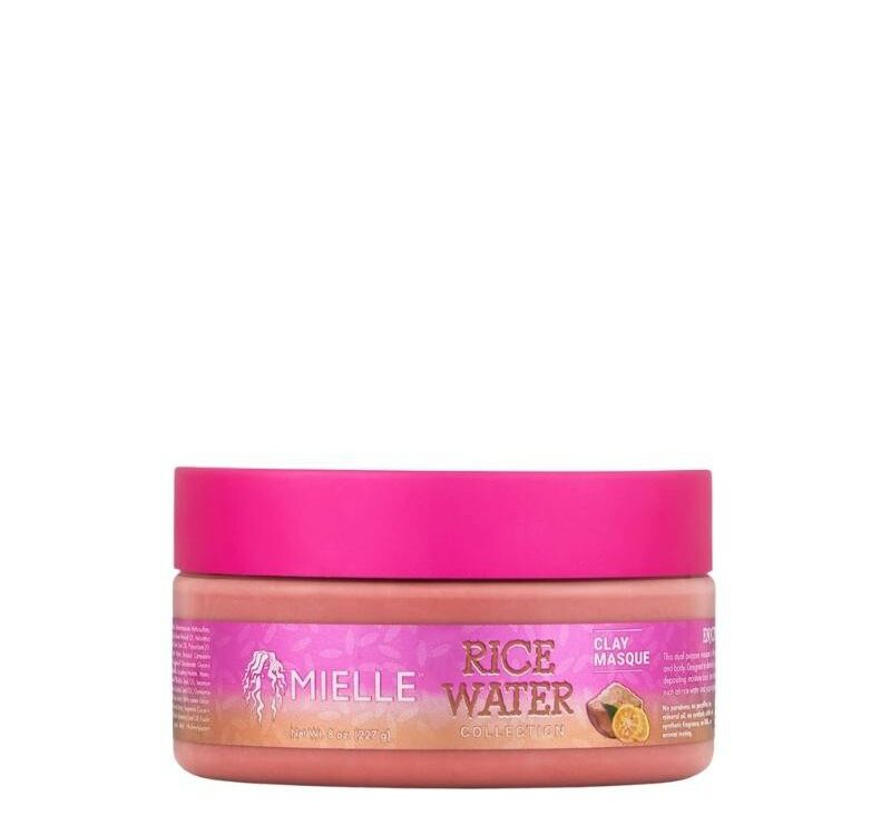 Masque Capillaire ARGILE & EAU DE RIZ Rice Water Clay Masque 8oz Mielle