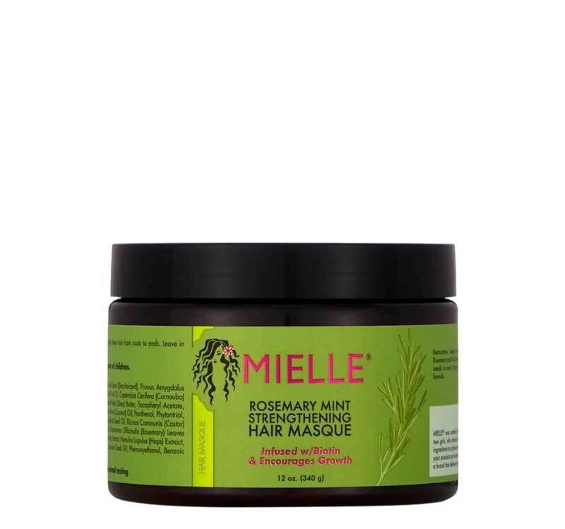 Masque croissance capillaire Romarin/Menthe poivrée (Rosemary Mint Hair Masque) 340g