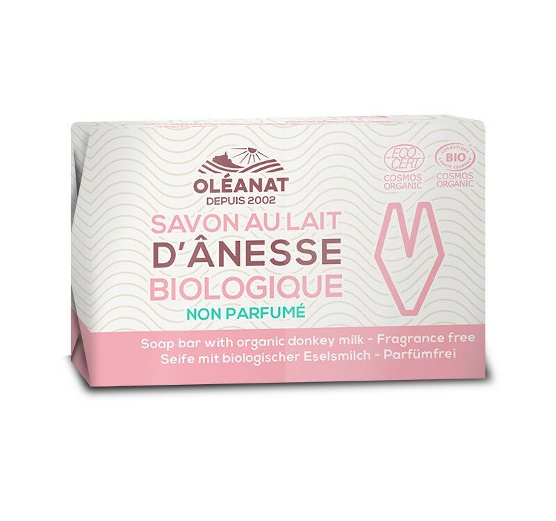 Savon au Lait d'Anesse Biologique Sans Parfum Oléanat