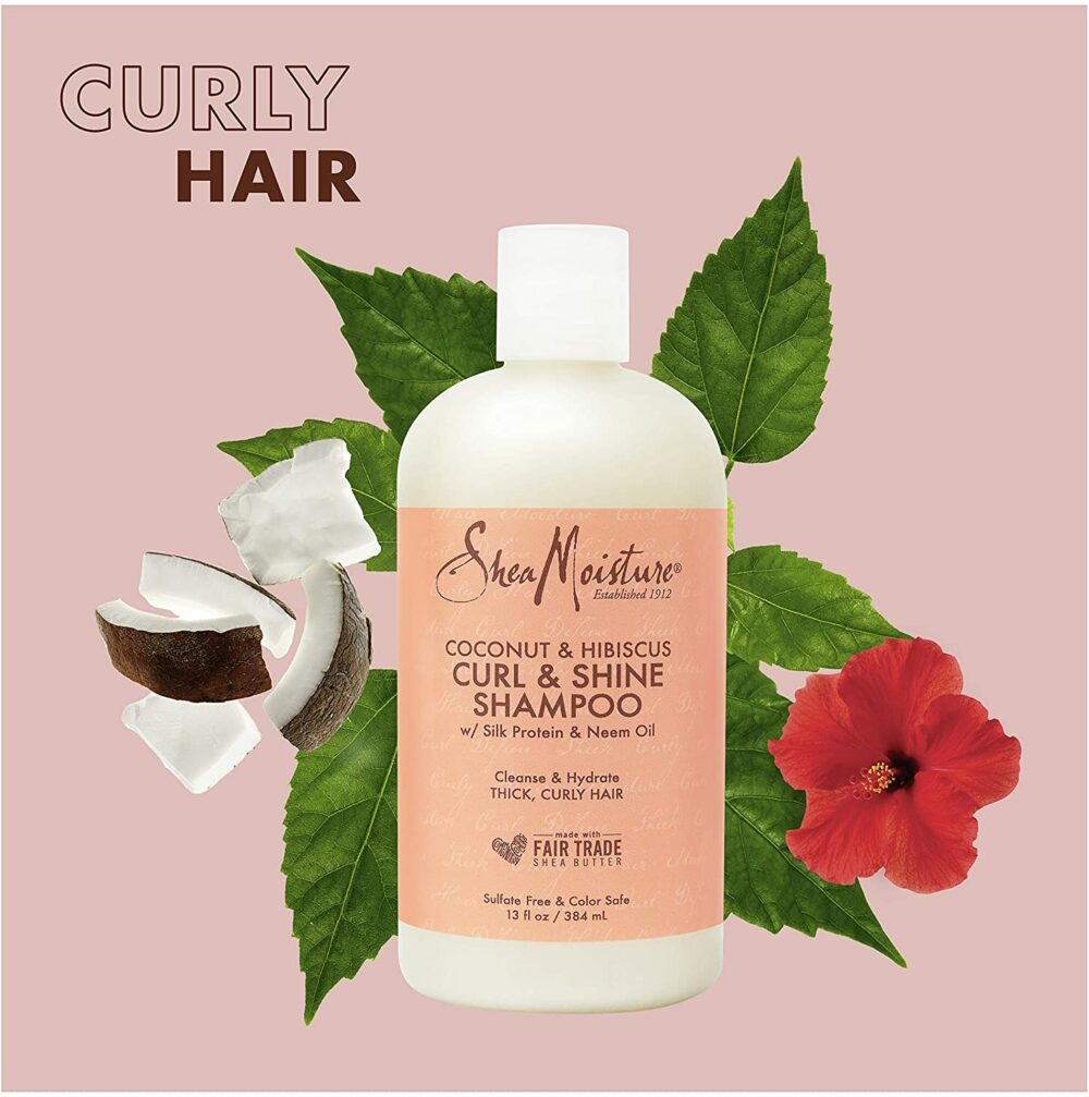 Shea Moisture Coconut & Hibiscus Curl & Shine Shampoo
