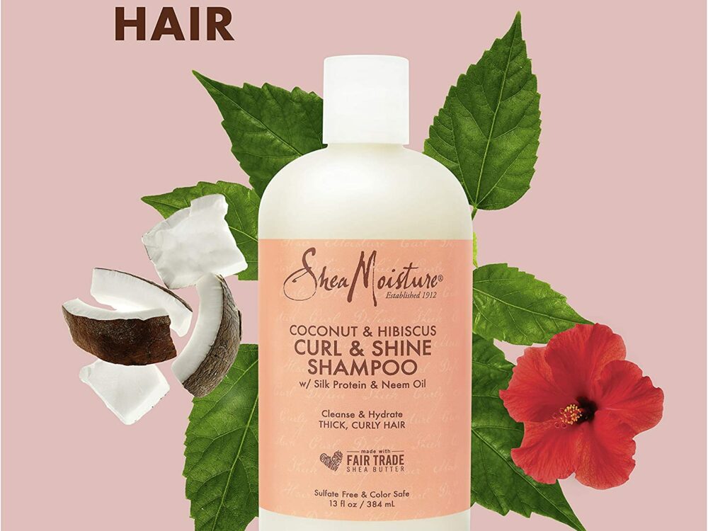 Shea Moisture Coconut & Hibiscus Curl & Shine Shampoo